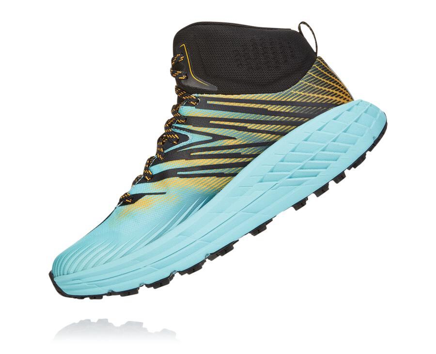 Hoka One One Trailsko Dame - Speedgoat Mid Gore-Tex 2 - Blå - 905431IST